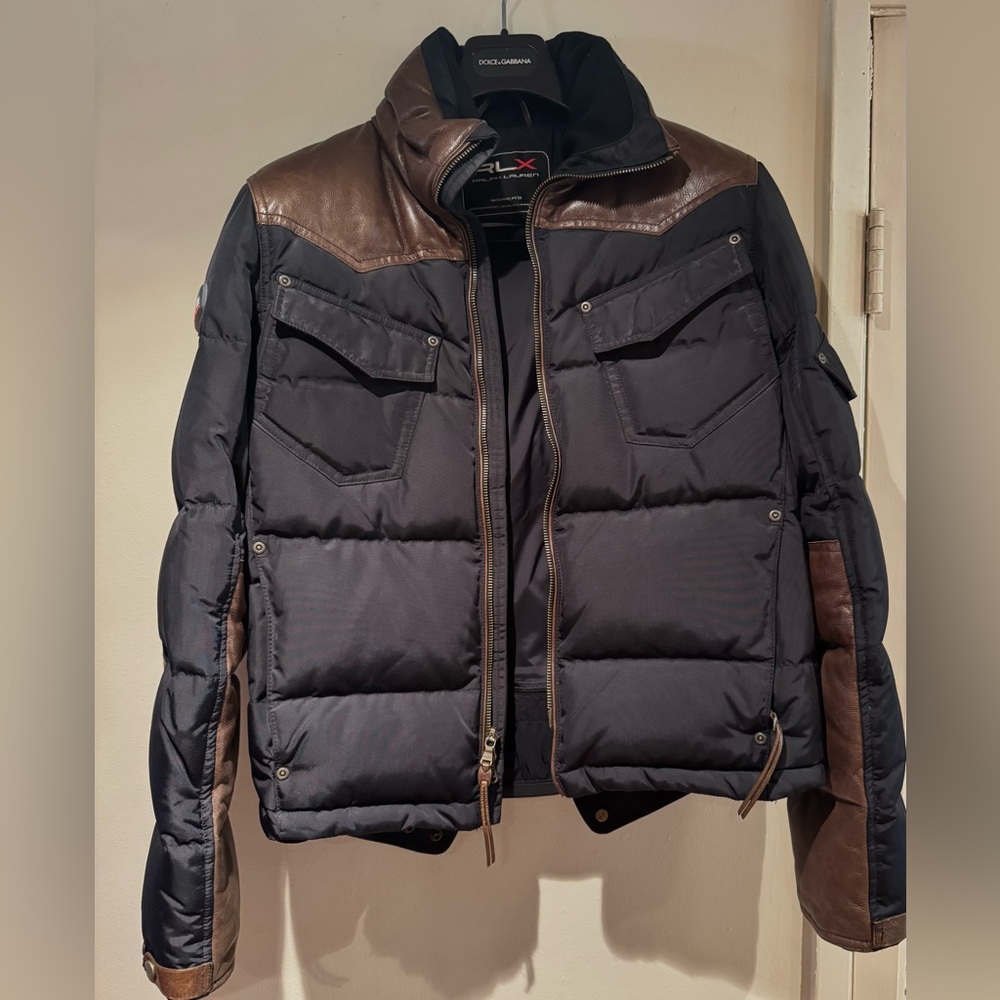 Ralph Lauren RLX woman’s winter jacket with Recco avalanche rescue reflector